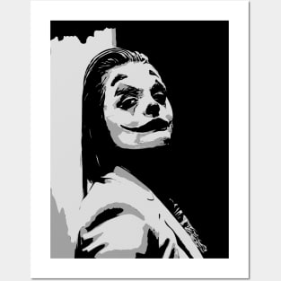 Weird creepy clown Posters and Art